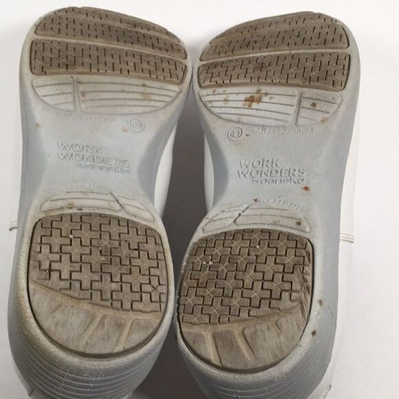 DANSKO Work Wonders Women's EU 41 US 10.5 Shoes White Leather Closed Heel Clogs - Picture 6 of 14